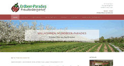 Desktop Screenshot of erdbeer-paradies.de